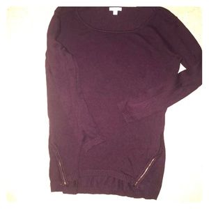 Deep purple sweater 👚